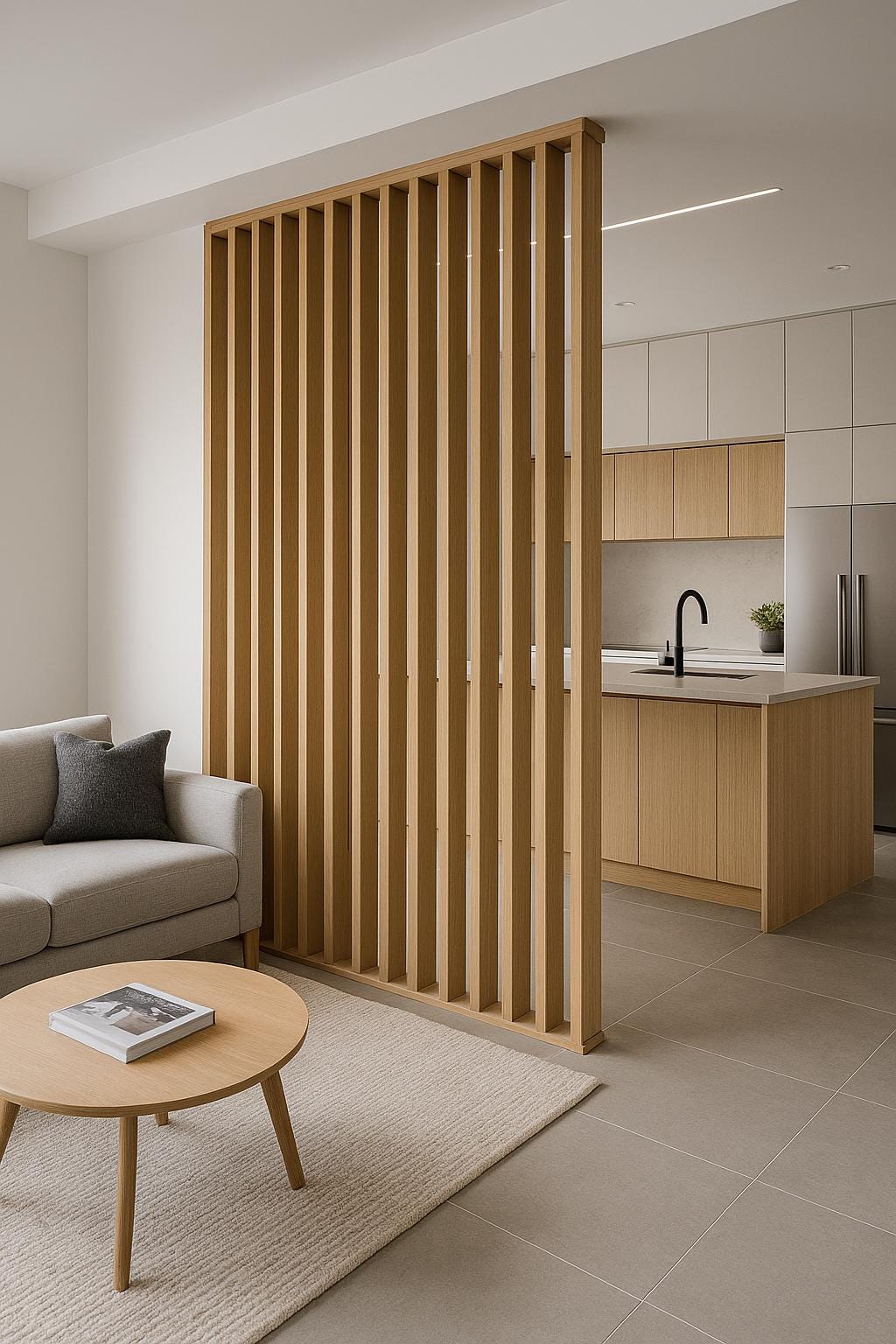 カスタムメイドの回転式木製スラットパーティション仕切り - Etsy 日本