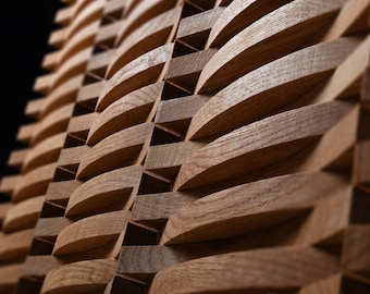 acoustic panel, 3d wall paneling, DIY wall décor wooden tiles, seamless appearance accent wall