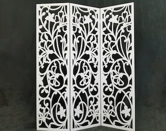 Custom Folding Room Divider Panels, Choose Your Material and Color,  Aluminum, Wood, Plywood, PVC, Personalized Design Options