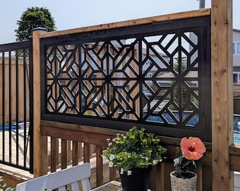 Fence Insert Privacy Panel Outdoor Decorative Screen Custom