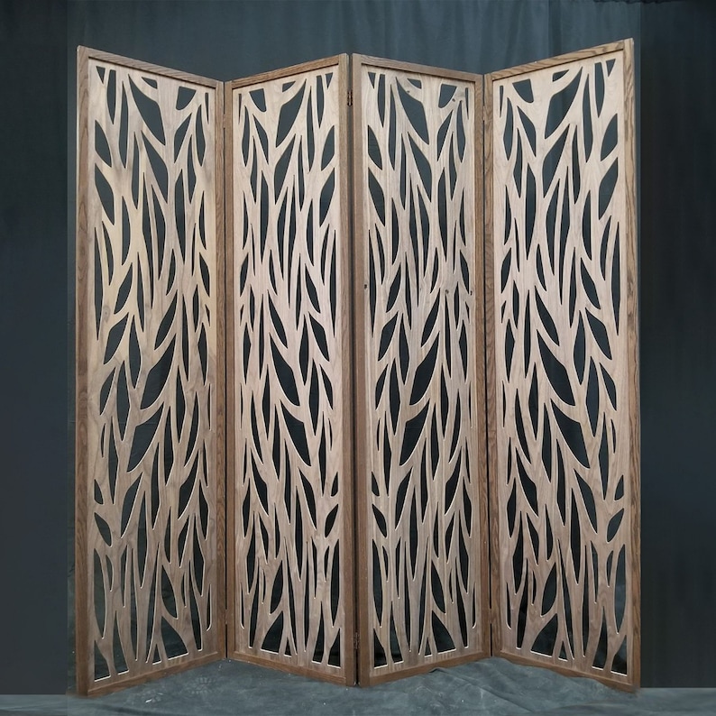 Outdoor/indoor Panel Folding Room Divider Freestanding Etsy