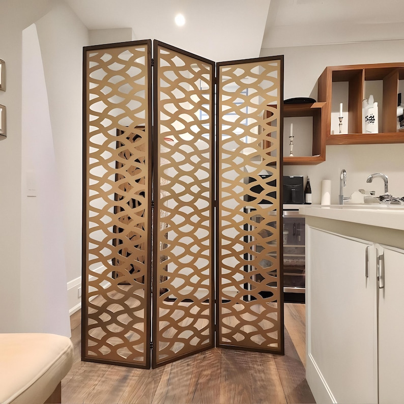 Custom Folding Room Divider Panels, Choose Your Material and Color ...