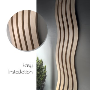 craftivaart, craftivaart.com, Decorative  Wooden Wall slats for Living Room, Textured Panels, Easy Installation, Acoustic Wooden Wall Panel, Sound Diffuser, Panels, Custom Panels,wavy wall slats, Decorative Panels, Craftivaart, Wavy wall panel