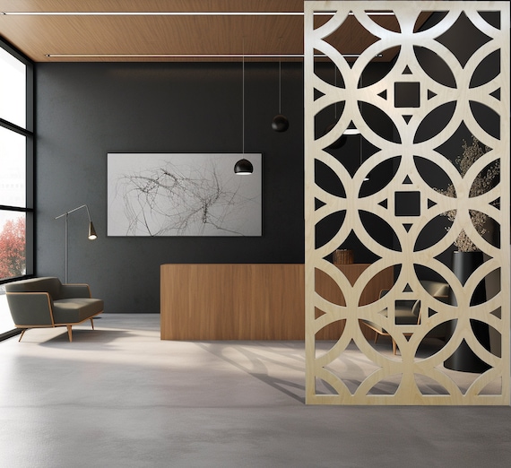 Pannelli Divisori Appendibili 12 Pezzi - Paravento Decorativo Per Casa, Ufficio, Bar, Pattern A