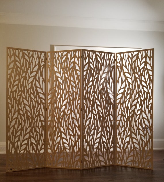 Panel Folding Room Divider Freestanding Custom Design Etsy