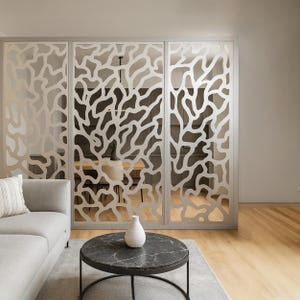 Custom Color Privacy Screen Room Divider Modern Indoor Partition Panel