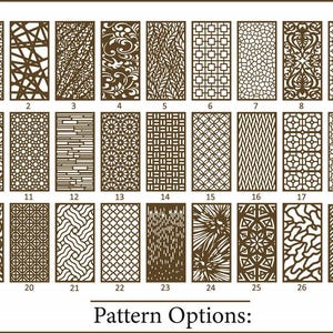 Custom Design Outdoor/Indoor Panels and room dividers, Free Standing Panels, Partition, Wall Panels, Room Divider, Custom Made Panels