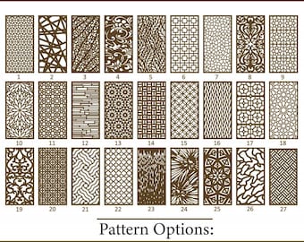 Custom Design Outdoor/Indoor Panels and room dividers, Free Standing Panels, Partition, Wall Panels, Room Divider, Custom Made Panels