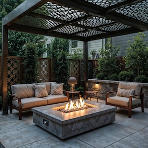 Privacy Panel Pergola Roof and Wall Screen | Decorative Outdoor Ceiling Cover for Patio, Garden, Gazebo or Terrace Decor