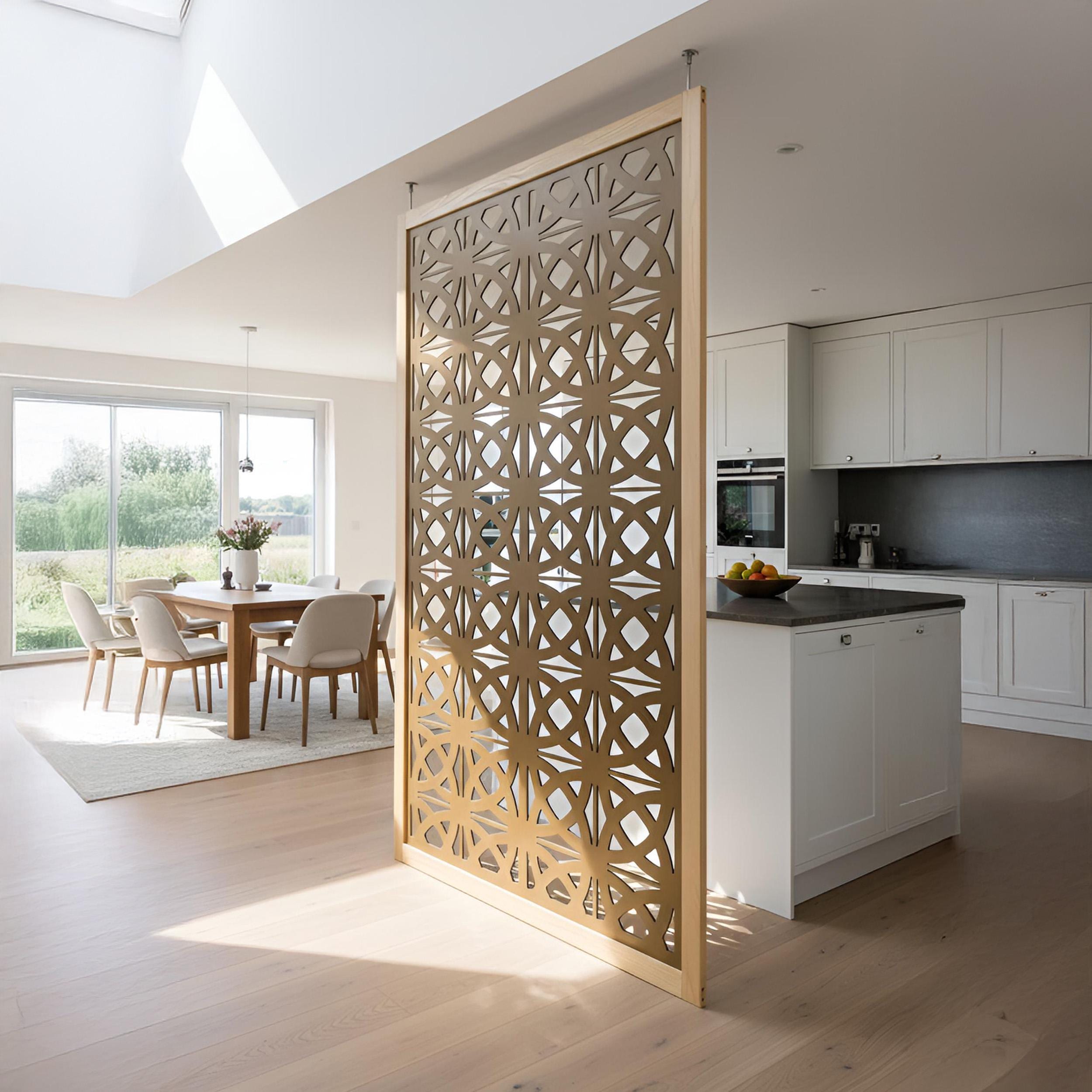 Wooden wall partition free standing - Etsy 日本