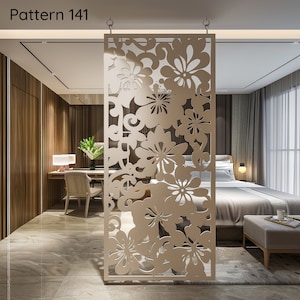 Customizable Pattern Room Divider: Birch Plywood or Aluminum Composite, PVC, HDPE Wall Panel