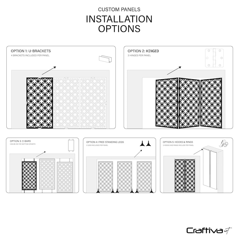 Custom Laser Cut Room Divider Panel, Organic Pattern Wall Screen, Modern Interior Partition, Decorative Privacy Panel Room Separation Design image 10