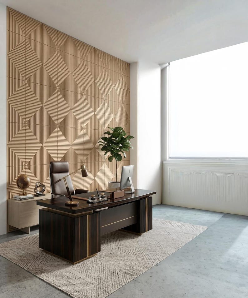 3D Wall Panels MDF Modular Wall Decor Modern Feature Wall - Etsy