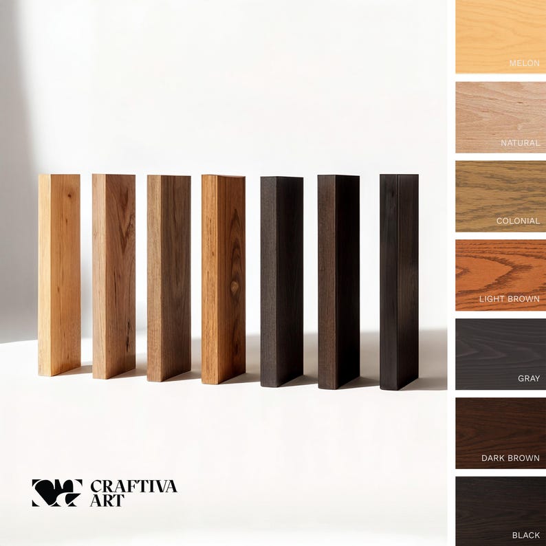 Color: Melon, Natural, Colonial, Light Brown, Dark Brown, Gray and Black