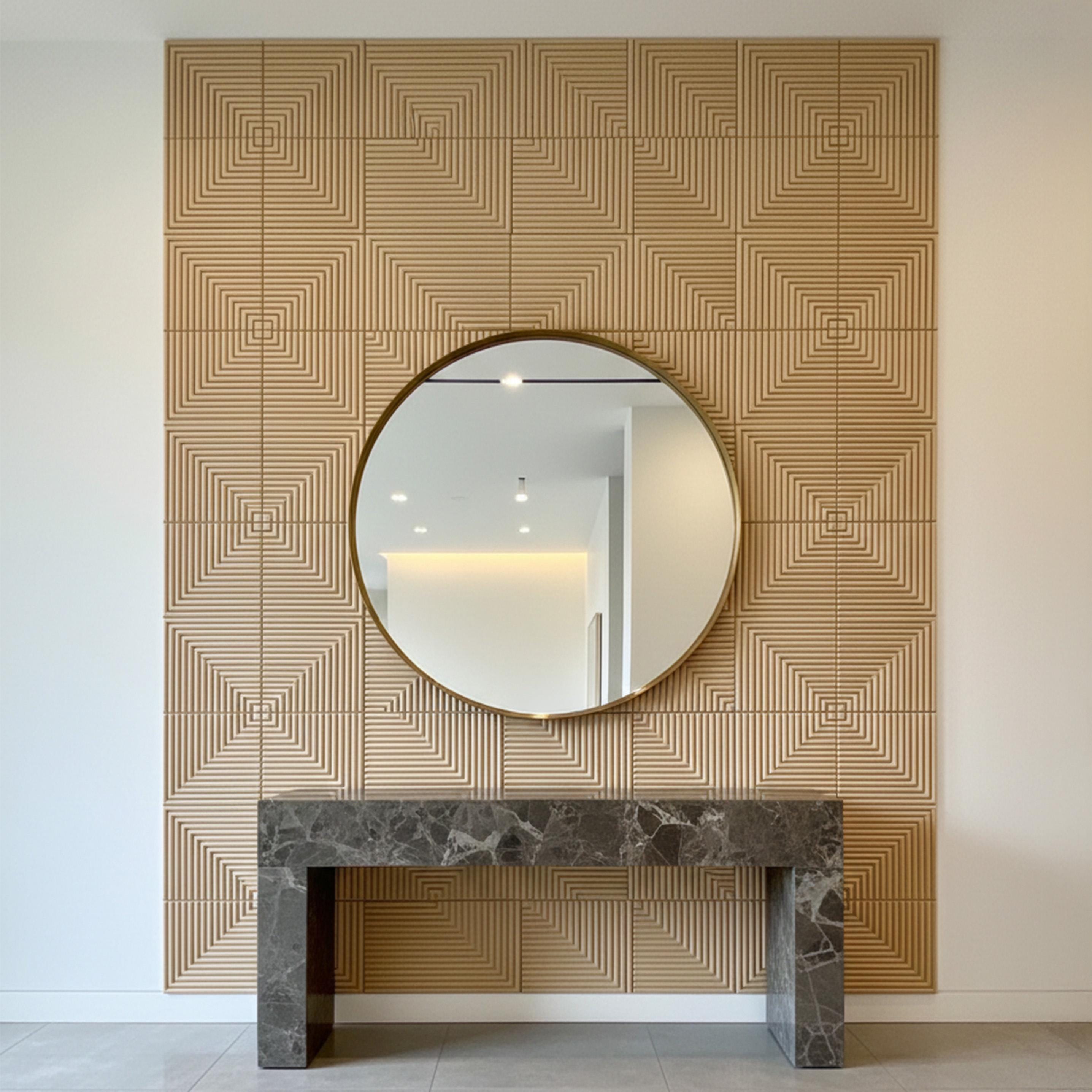 3D Wall Panels MDF Modular Wall Decor Modern Feature Wall - Etsy