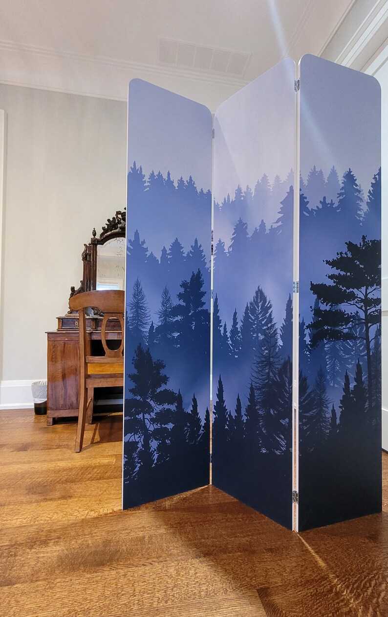 Freestanding Room Divider Folding Screen Privacy Screen Etsy