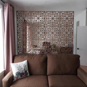 Wall Hanging Room Screen Divider, Privacy Screen, Partition, wainscot panel, Room Dividers