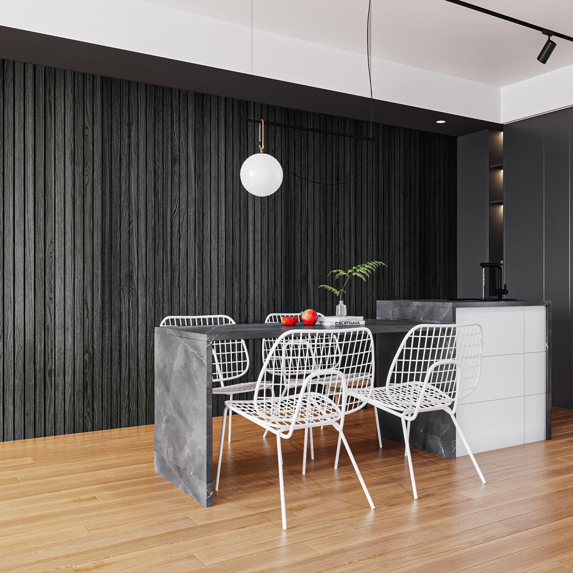 3D木製スラット壁パネル、木製壁スラットパネル、カスタム装飾木製