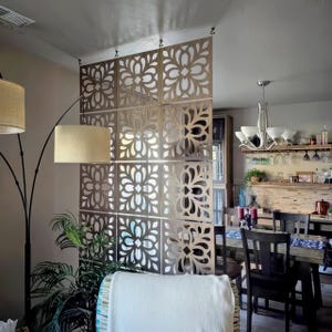 Wall Hanging Room Screen Divider, Privacy Screen, Partition, wainscot panel, Room Dividers