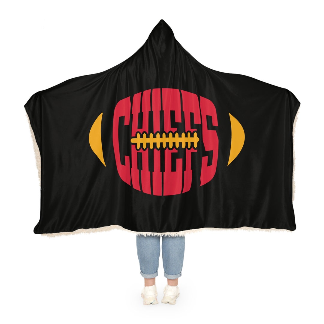 Chiefs Snuggle Blanket, Chiefs Blanket With Hood, Chiefs Hooded Blanket
