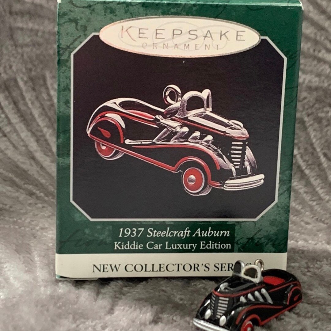 Hallmark Keepsake Miniature Ornament Kiddie Car Luxury Edition Dated