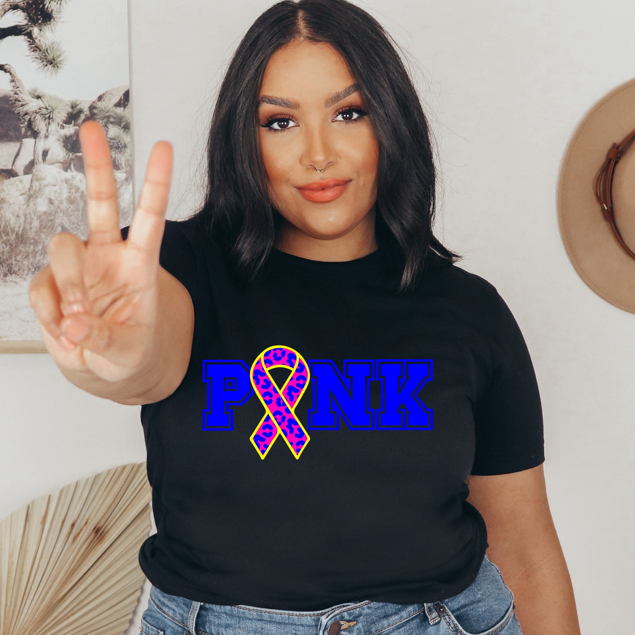 Sigma Gamma Rho Hope, Pray, Fight Breast Cancer Awareness T-Shirt, Pink -  EMBROIDERED with Lifetime Guarantee
