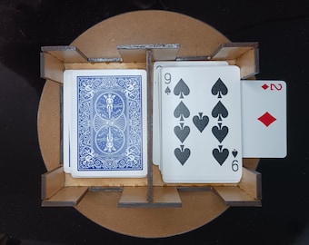 The Cardizan – Playing Card Organizer with Canasta Slots