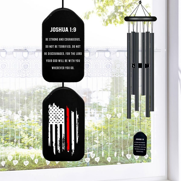 Wind Chime With Bible Verse Etsy