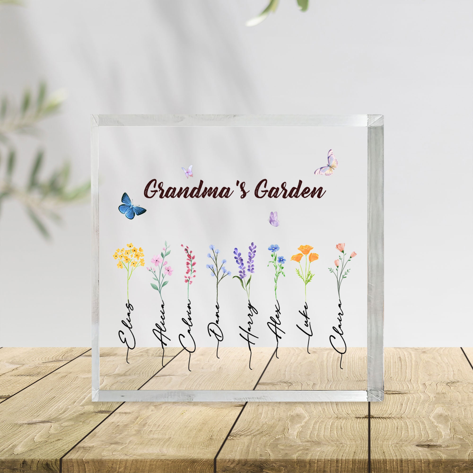 Mothers Day Gift For Grandma, Custom First Mom Now Grandma Canvas With Kids Name Personalized Grandma Gifts Grandma Garden Gifts 1 800x800