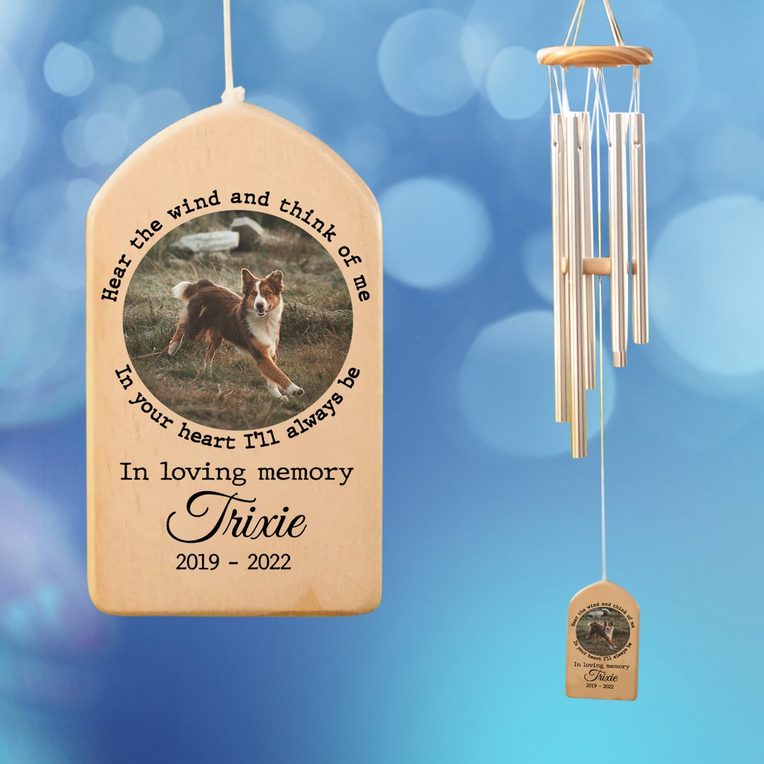 Personalized Memorial Pet Circle Wind Chime - Gift Idea For Dog/Cat Lover - I Am Always With You main image 0