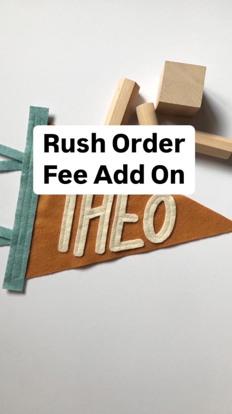 Rush Order Fee Add On - Etsy