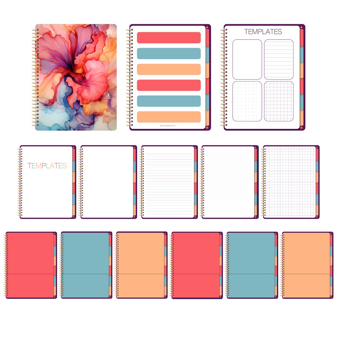 Digital Goodnotes Notebook With Tabs Goodnotes Journal Etsy