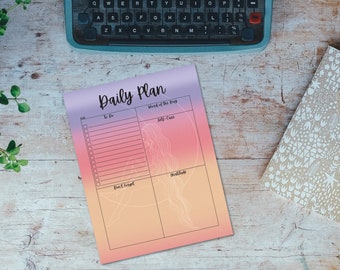 Printable Daily Planner Page - Daily Plan Printable - Planner Printable Daily - To Do List Printable - Day Planner Printable - Planner PDF