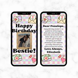 Tarjeta de cumpleaños en video para tu mejor amigo, tarjeta de feliz cumpleaños en formato electrónico, tarjeta para un mejor amigo a distancia, tarjeta de felicitación en video para un mejor amigo.