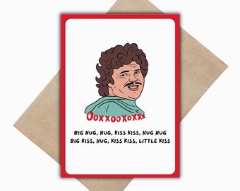 Xoxo nacho libre birthday Card Tarjeta De Cumpleaños Graciosa, Funny Spanish Greeting Card, Birthday Card For women,Gift for Him Friend card