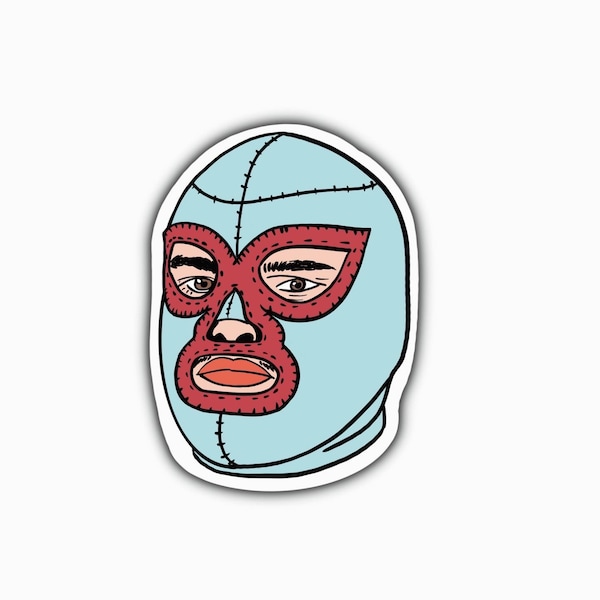 Nacho Sticker, Mexican Nacho, Luchador Sticker, Hydro Flask Water Bottle Meme Sticker, Nacho Libre WaterproofGift for Him