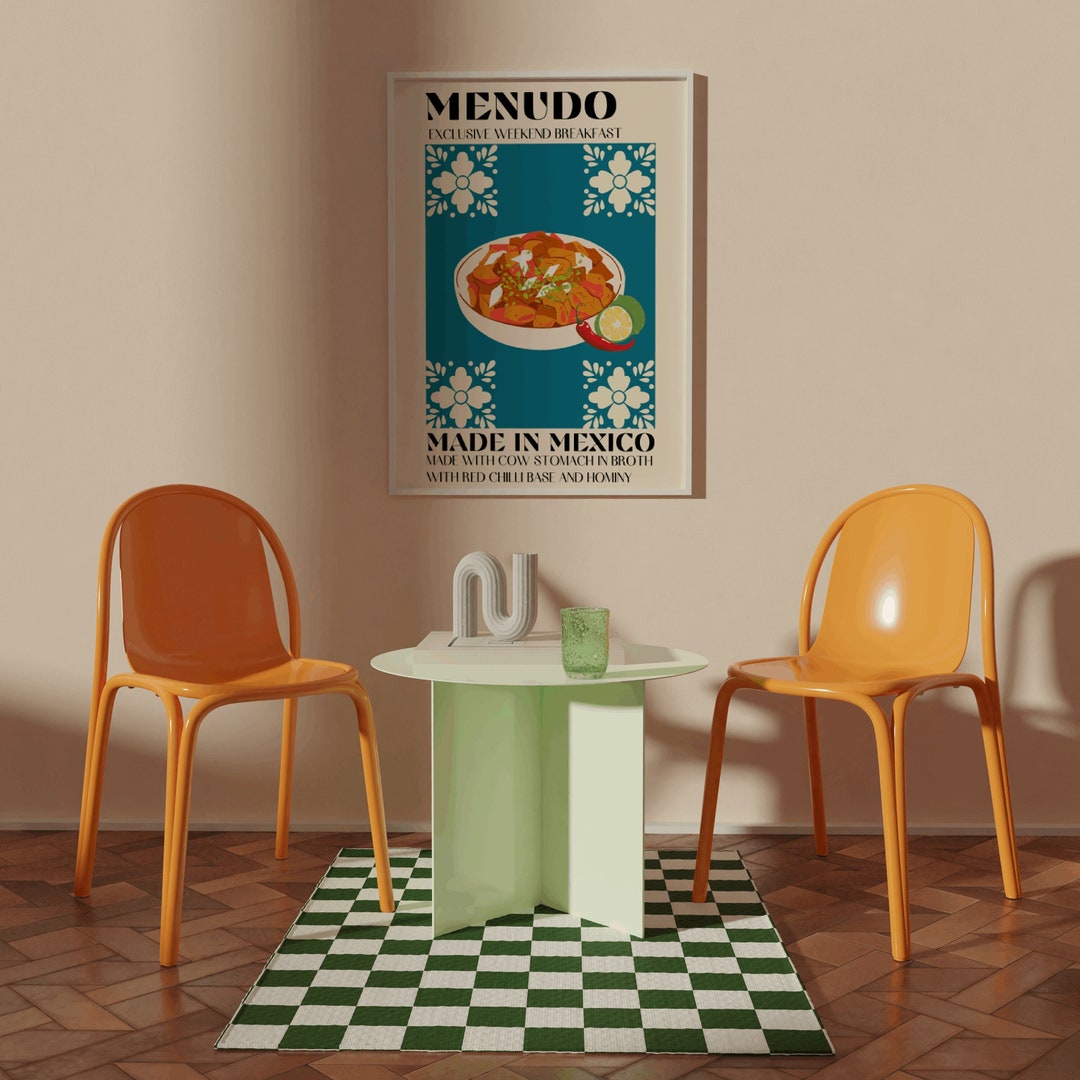 Menu Do Artist Menudo MEXICAN HOME DECOR, Mexican Food Poster, Wall Art, Kitchen ...