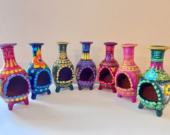 Mini cheminée pour encens chimenea miniatura para incienso mexicana bougie