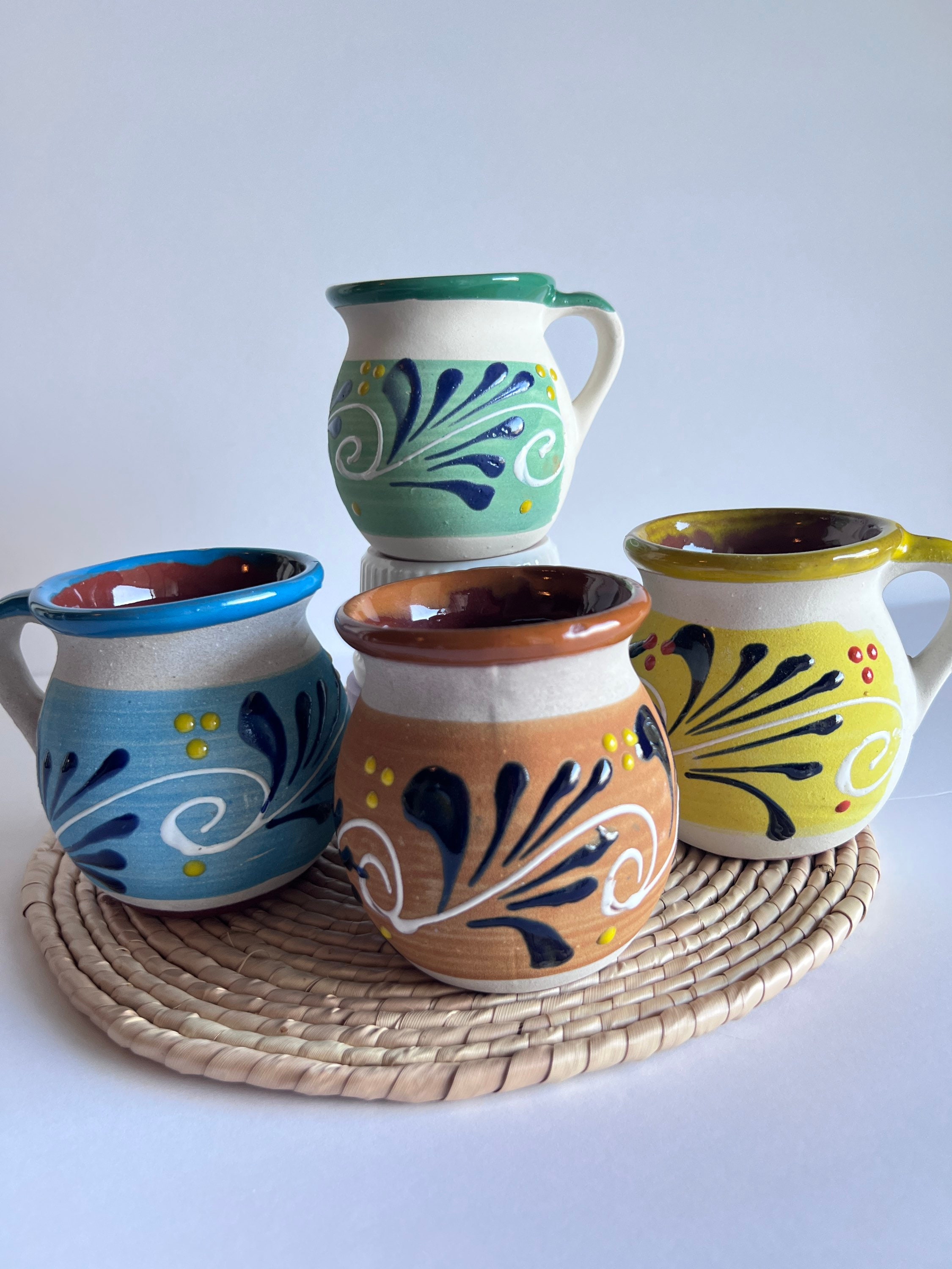 JARRITOS Mexican Mug Clay Mexican Clay Cup MEXICAN Cup Etsy