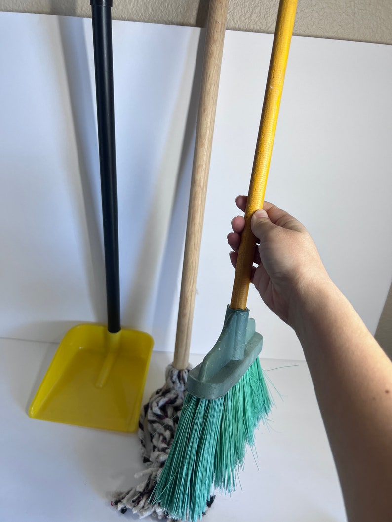 Broom Mop dustpan for KIDS escoba trapeador recogedor para niños image 3
