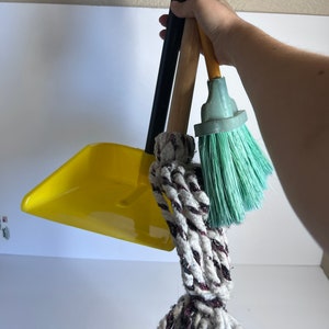 Broom Mop dustpan for KIDS escoba trapeador recogedor para niños image 8