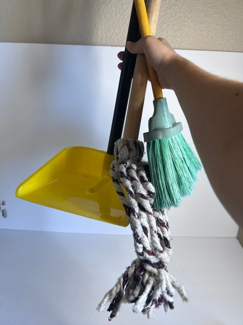 Broom Mop dustpan for KIDS escoba trapeador recogedor para niños image 8