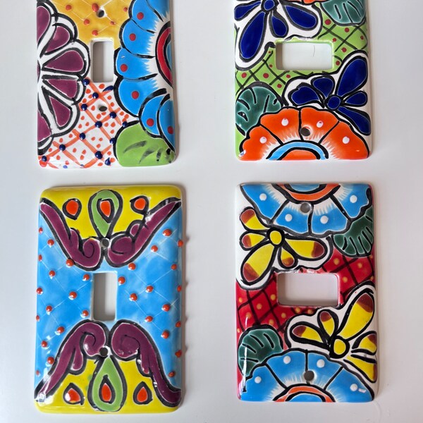 Ceramic Light Switch Cover Etsy