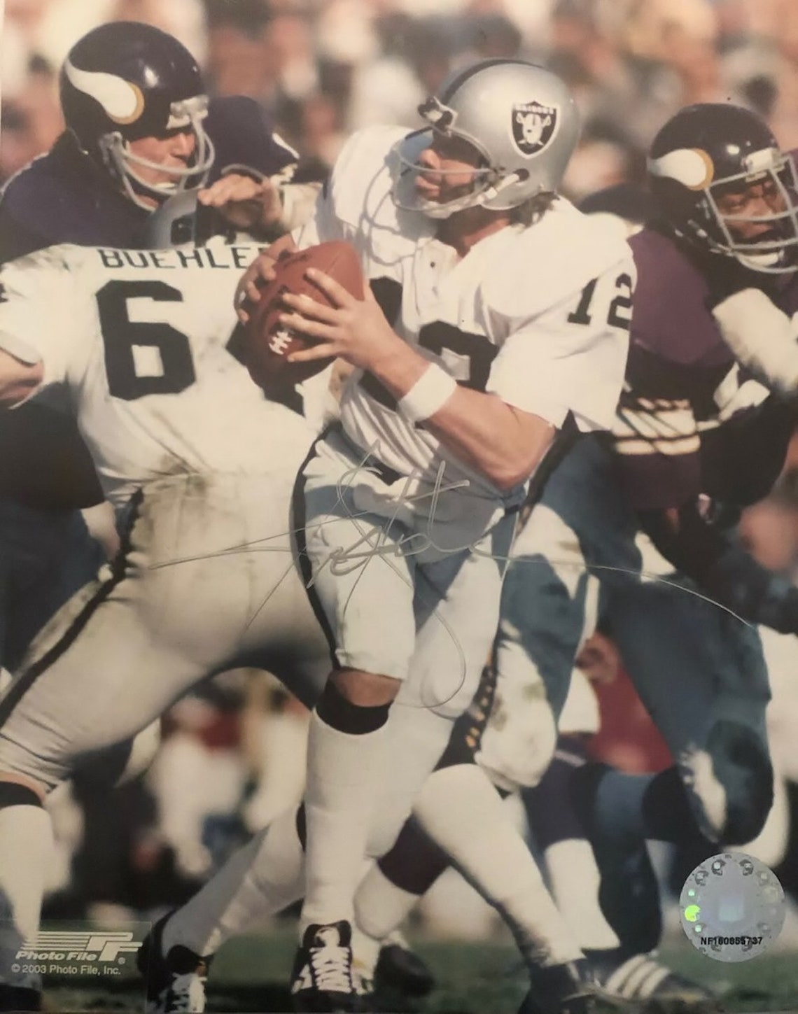 Kenny 'the Snake' Stabler Oakland Raiders Super Bowl Champ QB Madden