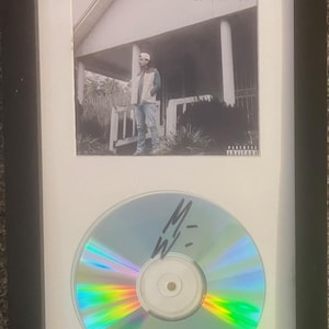 Morgan Wallen Signed Framed CD/Cover Photo Collage 7x13