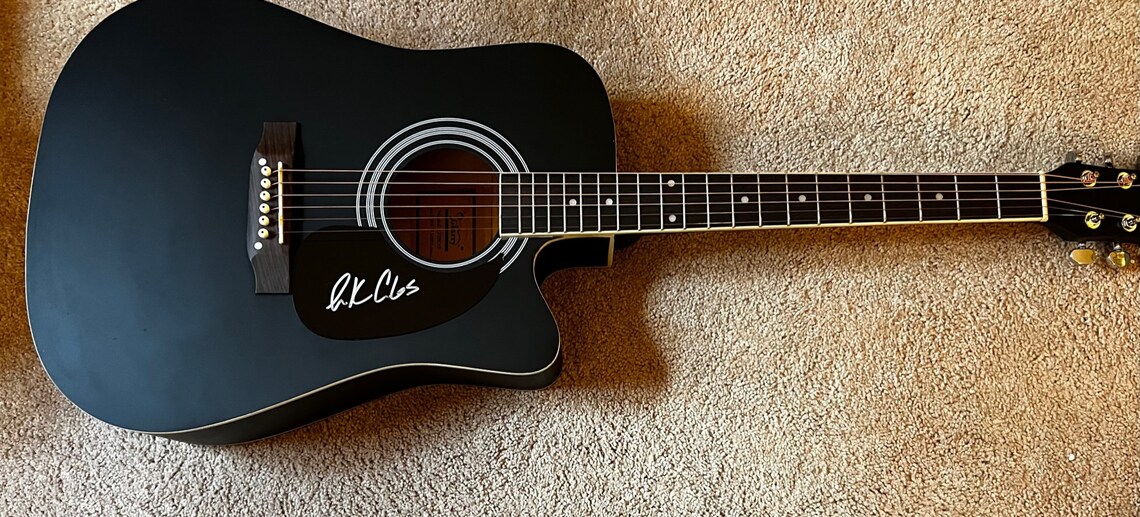 Luke Combs Signed Acoustic Guitar Etsy UK