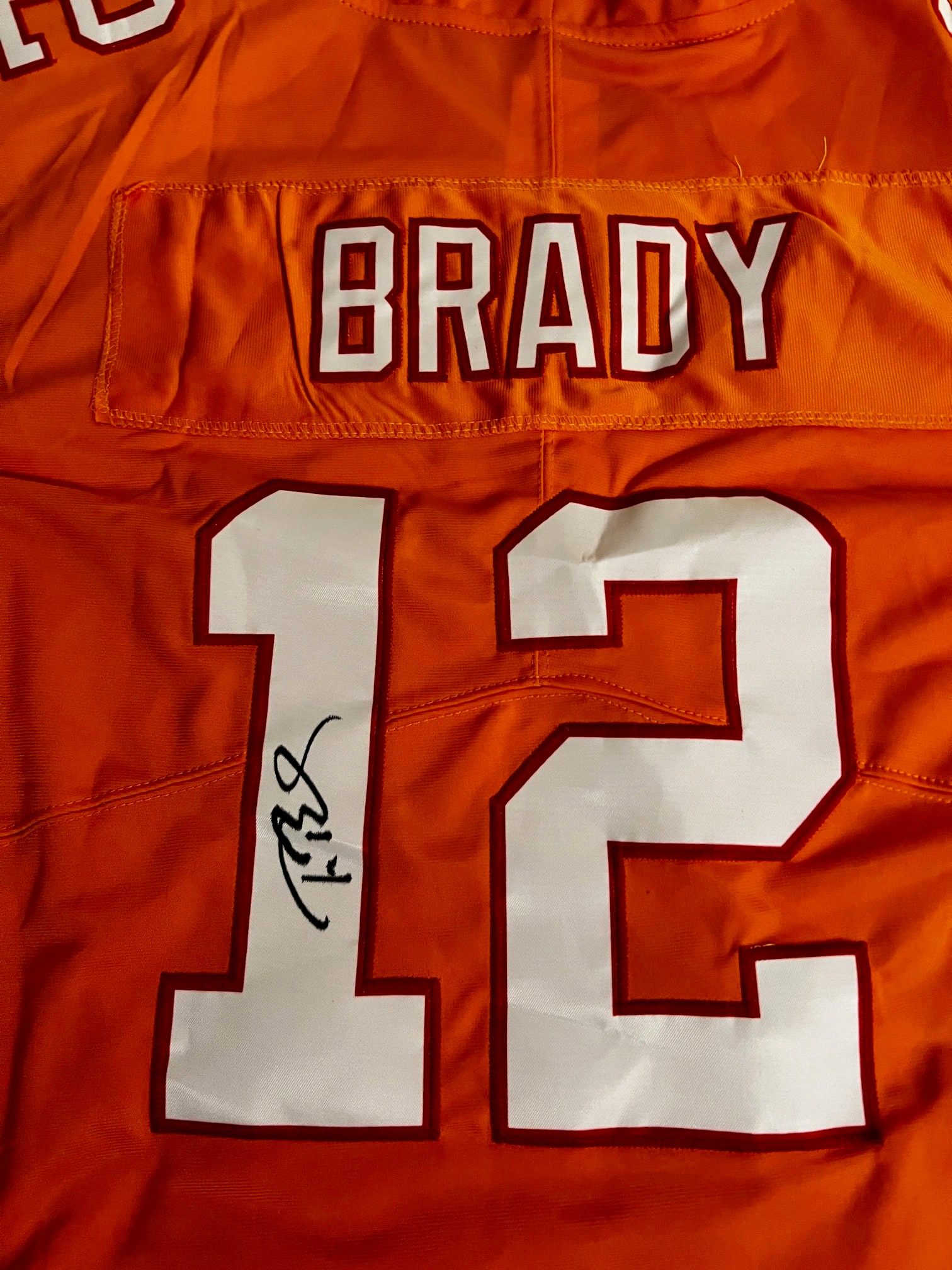 Tom Brady Tampa Bay Buccaneers Super Bowl QB Signed TB Orange - Etsy