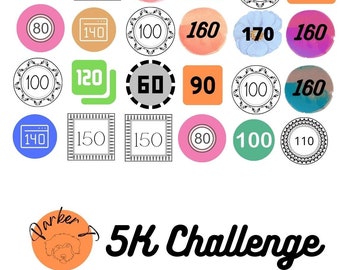 Printable savings challenge five thousands pounds