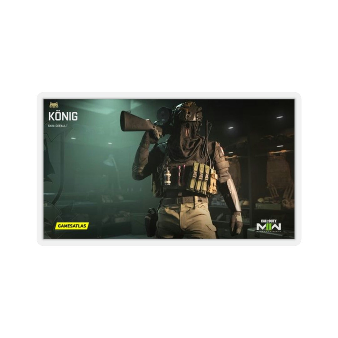 Konig Modern Warfare 2 Kisscut Stickers Etsy