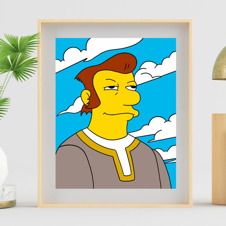 Simpsons Joy of Sect, Movementarians Digital Art Print Instant Download Printable Home Décor Simpsons Digital Poster Wall Art Gift image 4